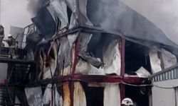 İTÜ Maslak kampüsü içindeki inşaat alanında yangın çıktı