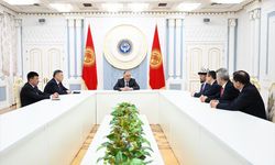 Kırgızistan Meclis Başkanı Şakiyev, İnönü Üniversitesi Rektörü Kızılay ile görüştü