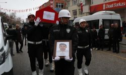 Şırnak'ta trafik kazasında şehit olan polis memurunun cenazesi Kayseri'de defnedildi