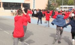 Kocaeli'de öğrencilerin katılımıyla deprem tatbikatı yapıldı