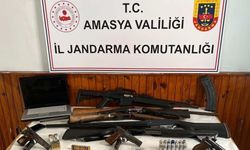 Amasya'da silah kaçakçılığı operasyonunda 6 kişi yakalandı