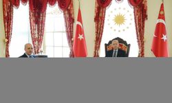 Cumhurbaşkanı Erdoğan, TBMM Başkanı Numan Kurtulmuş'u kabul etti