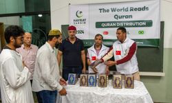 Hayrat İnsani Yardım Derneği, Brezilyalı Müslümanlara Kur'an-ı Kerim hediye etti
