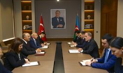 NATO Parlamenter Asamblesi Türk Delegasyonu Başkanı Çavuşoğlu, Azerbaycan'da temaslarda bulundu: