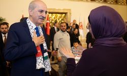 TBMM Başkanı Kurtulmuş, Türkiye'de misafir edilen Gazzelilerle iftarda bir araya geldi: