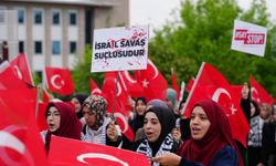 Düzce'de üniversite öğrencileri Filistin'e destek eylemi yaptı