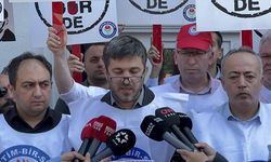 Eğitim-Bir-Sen üyeleri, Eyüpsultan'da okul müdürünün öldürülmesini protesto etti