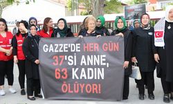 Niğde'de AK Parti'li kadınlar Gazze'deki mazlum anneler için toplandı