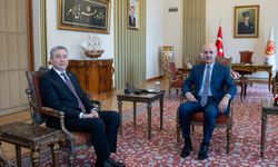 TBMM Başkanı Kurtulmuş, Kazakistan'ın Ankara Büyükelçisi Sapiyev'i kabul etti
