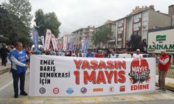Trakya'da 1 Mayıs Emek ve Dayanışma Günü kutlandı