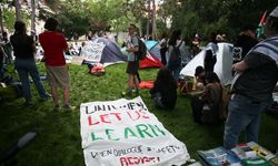 Viyana Üniversitesi öğrencileri Filistin'e destek gösterisi başlattı