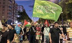 Kahramanmaraş'ta toplanan vatandaşlar Filistin'e destek için yürüyüş yaptı