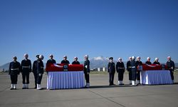 Kayseri'de kaza kırıma uğrayan eğitim uçağında şehit olan pilotlar için tören düzenlendi