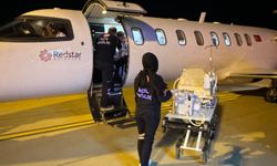 Mardin'de solunum ve kalp rahatsızlığı bulunan bebek ambulans uçakla Konya’ya sevk edildi