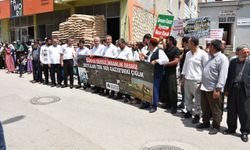 Şırnak'ta, İsrail'in Gazze'ye saldırıları protesto edildi