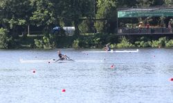 Türkiye'nin olimpik standartlardaki tek parkuru Meriç Nehri'nde ilk resmi kürek yarışları başladı