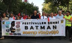 Batman'da düzenlenecek festivaller için kortej yürüyüşü yapıldı