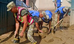 Kırgızistan'ın tatil bölgesinde aşırı yağış sele neden oldu