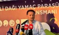 Talas Ali Dağı Yamaç Paraşütü Parkuru'nun tanıtımı yapıldı