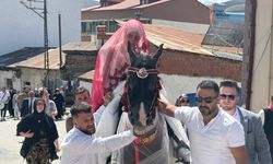 Bayburt'ta gelini damadın evine at sırtında getirme geleneği yaşatılıyor