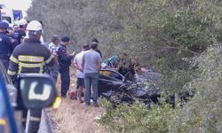 Konya'da şarampole devrilen otomobildeki 1 kişi öldü, 1 kişi yaralandı