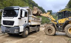 Trabzon'daki taşkın ve heyelanların izleri siliniyor