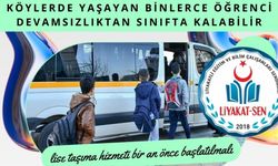 Köylerde yaşayan binlerce öğrenci devamsızlıktan sınıfta kalabilir