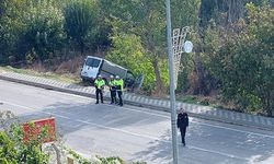 Bilecik'te panelvanın devrildiği kazada 1 kişi öldü, 1 kişi yaralandı