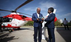 Çanakkale ve çevre illere hizmet verecek helikopter ambulans göreve başladı