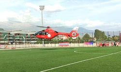 İzmir'deki amatör futbol ligi maçına "hava ambulansı" arası