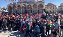 Konya'da İsrail'in Filistin ve Lübnan'a yönelik saldırıları protesto edildi