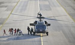 TEKNOFEST Adana'da helikopterle uçuş deneyimi yaşadılar