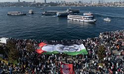 Üsküdar Meydanı'nda Gazze'ye destek mitingi düzenlendi