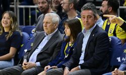 Ali Koç ile Aziz Yıldırım, Fenerbahçe Beko-Partizan maçını birlikte izledi