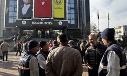 Buca Belediyesi'nde işçiler greve başladı