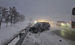 Çorum'daki zincirleme trafik kazasında 1 kişi öldü