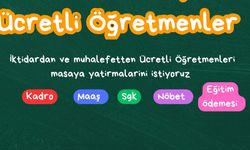 Ücretli öğretmen hakları için X platformunda (Twitter) TAG etkinliği