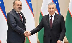 Özbekistan Cumhurbaşkanı Mirziyoyev, Aksa Enerji Yönetim Kurulu Başkanı Kazancı ile görüştü