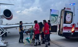 Van'da 2 hasta, ambulans uçakla İstanbul'a sevk edildi