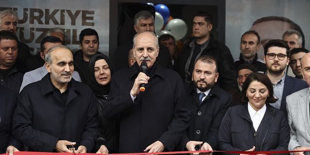İSTANBUL - AK Parti Genel Başkanvekili Kurtulmuş, Arnavutköy ilçe merkez irtibat ofisi açılışına katıldı