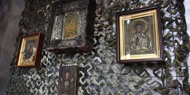 LVİV - Ukrayna Ordusu'nun Bahmut'ta kurtardığı dini ikonalar sergileniyor