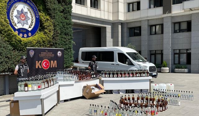 İSTANBUL - Sahte içki operasyonunda yakalanan 2 şüpheli tutuklandı