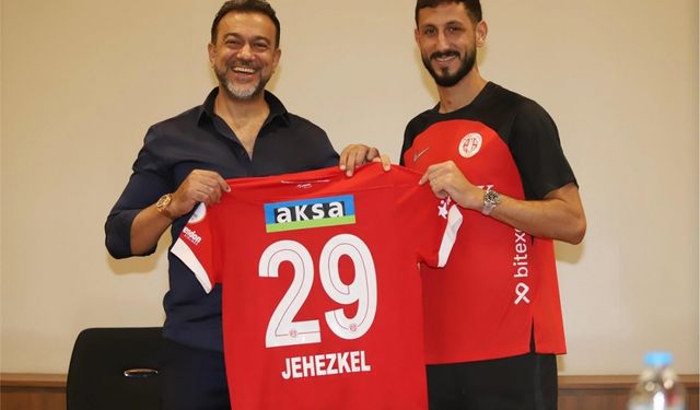 Antalyaspor Başkanı Gülel, Jehezkel'in imza töreninde konuştu: