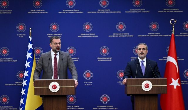 Bakan Fidan, Bosna Hersek Dışişleri Bakanı Konakoviç ile ortak basın toplantısında konuştu: (1)
