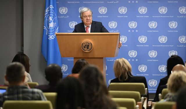 NEW YORK - BM Genel Sekreteri Guterres: "Her gün kız ve erkek çocuklarının öldürüldüğü, yaralandığı Gazze, çocuklar için mezarlığa dönüştü"