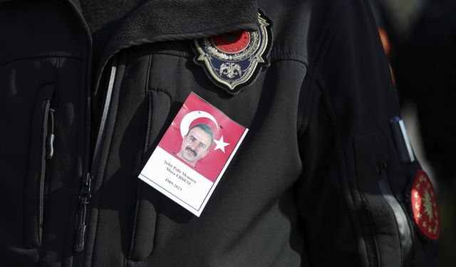 Şehit polis Musa Erdem için Cumhurbaşkanlığı Külliyesi'nde tören düzenlendi