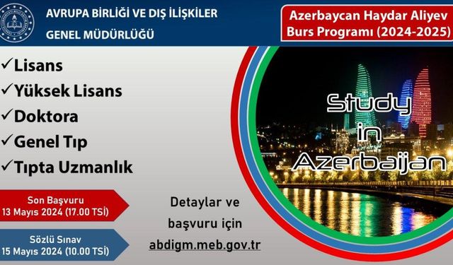 Azerbaycan Hükûmeti Haydar Aliyev Burs Programı