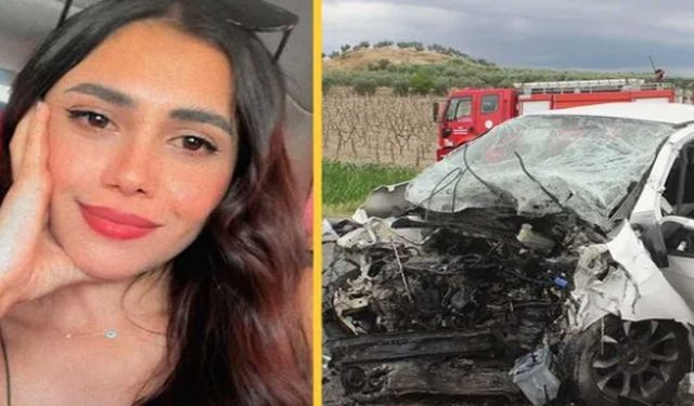 Genç Serpil öğretmen yeni aldığı otomobiliyle yaptığı kazada hayatını kaybetti