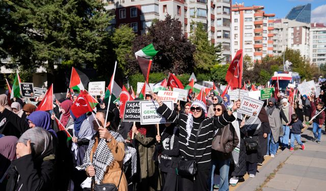 Ankara'da Yahya Sinvar için gıyabi cenaze namazı kılındı