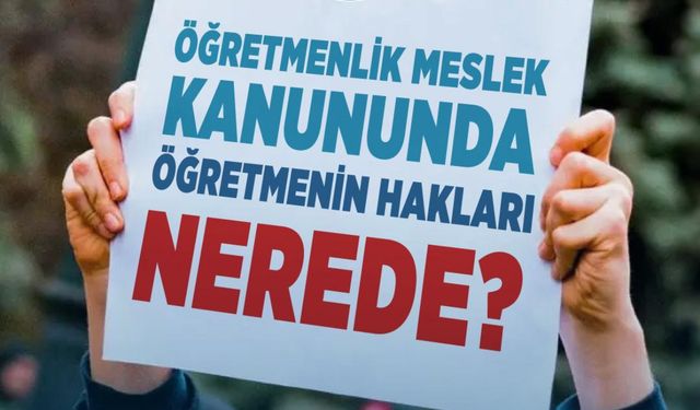 ÖMK: ÖĞRETMENLİK MOBBİNG KANUNU MU?